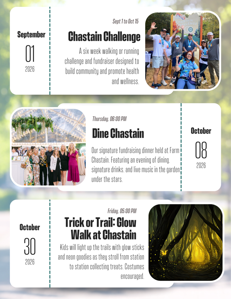 Chastain Park Conservancy 2026 Events